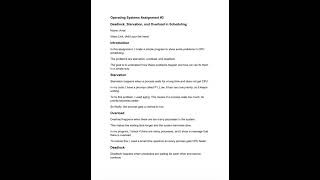 OS Assignment 3: CPU Scheduling Simulation - Amal