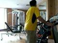 Qasim at gym