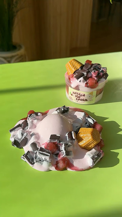Melted Ice Cream 🍧 Slime ASMR (Summer Nights Restock 🎇 )