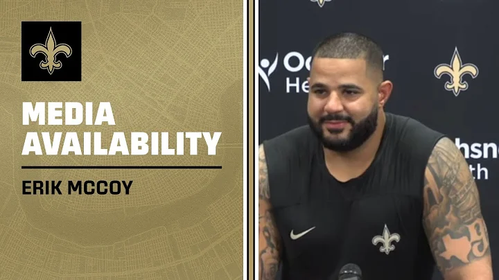 Erik McCoy talks Contract Extension | New Orleans ...