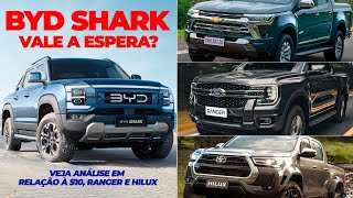 BYD SHARK VALE A ESPERA? VEJA ANÁLISE PRELIMINAR CONTRA S10, RANGER E HILUX