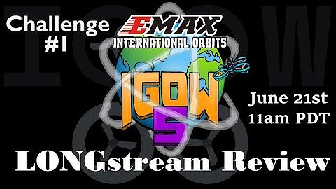 Day 3: EMAX International Orbits #IGOW5 Challenge #1 LONGstream Review