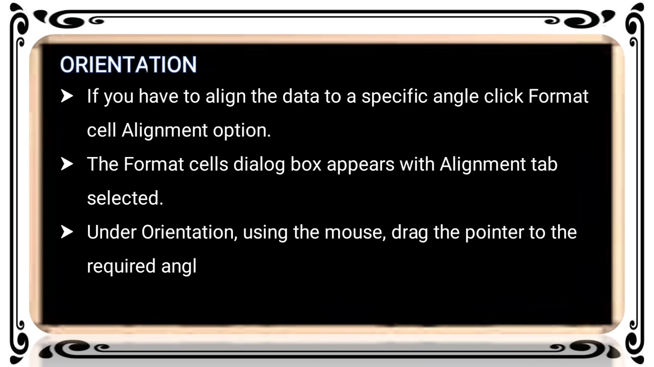 Ch 8 Orientation Class 6 Computer Science