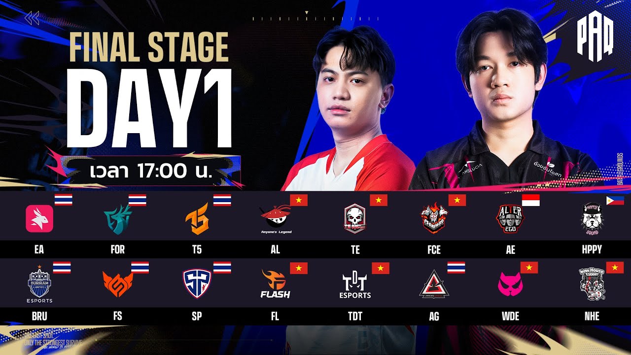 🔴Live สด! 𝐏𝐆𝐒 𝐀𝐏𝐀𝐂 𝐐𝐔𝐀𝐋𝐈𝐅𝐈𝐄𝐑𝐒 𝟐𝟎𝟐𝟓 𝐏𝐇𝐀𝐒𝐄 𝟐 | FINAL STAGE วันที่ 1