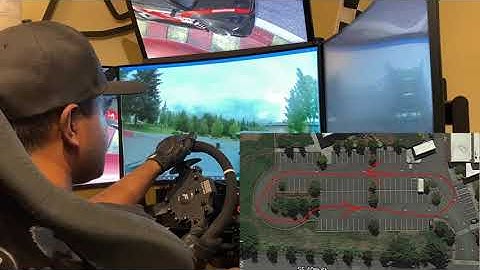 Driving an RC car over 60mph using my racing simulator (4G)