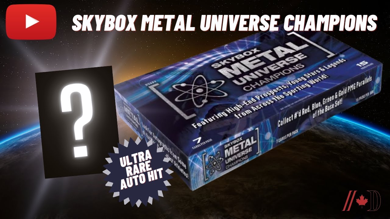 Skybox Metal Universe Champions - ULTRA RARE Auto Hit - YouTube