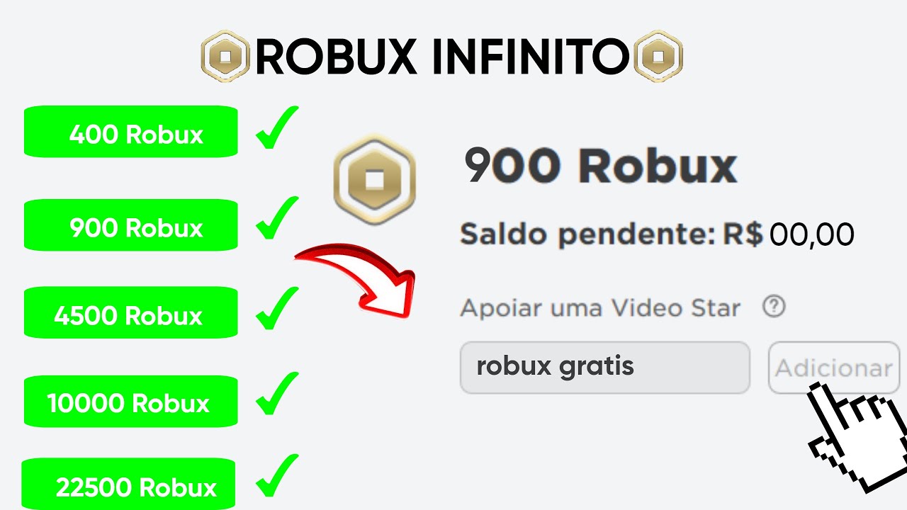 💲⚠️COMO GANHAR 4500 ROBUX DE GRAÇA NO ROBLOX!! (Método infalível, fácil e  100% funciona) 