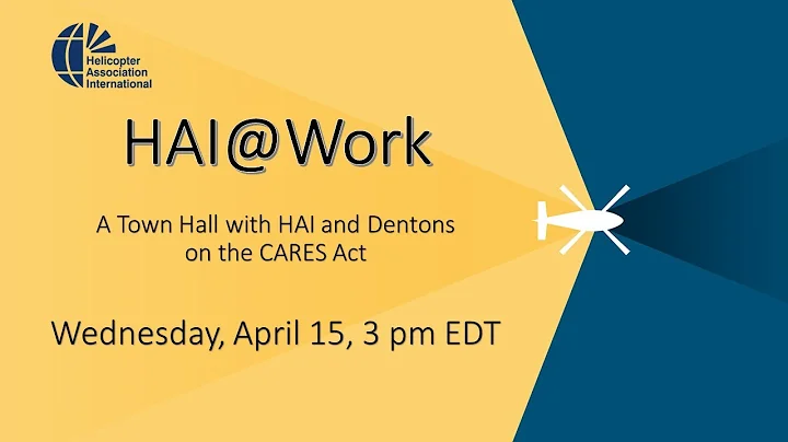 HAI@ Work Webinar (HAI Town Hall Meeting Update): Coronavirus Aid, Relief, and Economic Security Act - DayDayNews