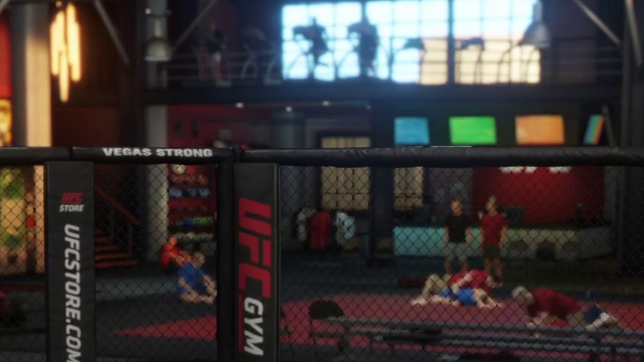 Video Game Ambience Asmr - (EA UFC 3) Mixed Martial Arts Gym Sounds/Ambience