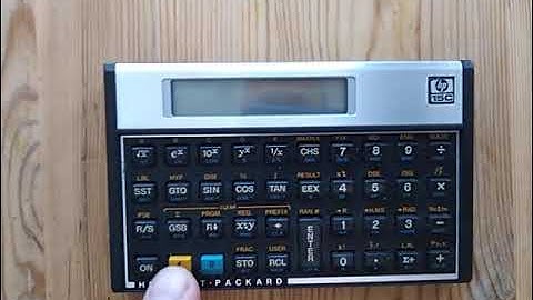 Legendary Hewlett-Packard calculators