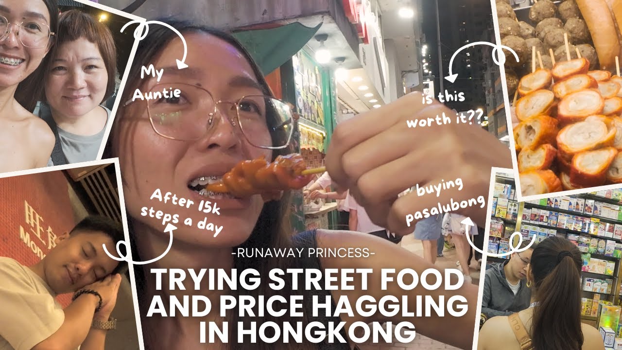 Street Food and Price Haggling - Ladies Market HongKong