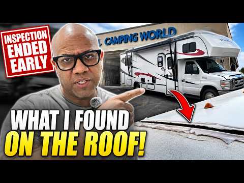 Camping world pre purchase rv inspection ended early what I found