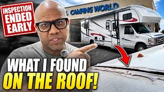 Camping world pre purchase rv inspection ended early what I found