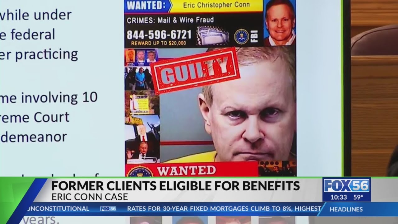 Attorneys look to help those who lost disability benefits in Eric Conn