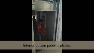 Elevator - Interior Button Panel Installation