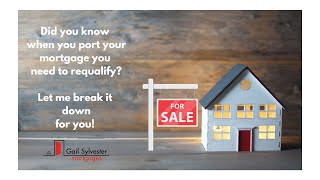 What does porting your mortgage mean?