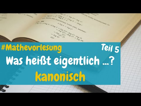 Video: Was ist kanonische Matrix?