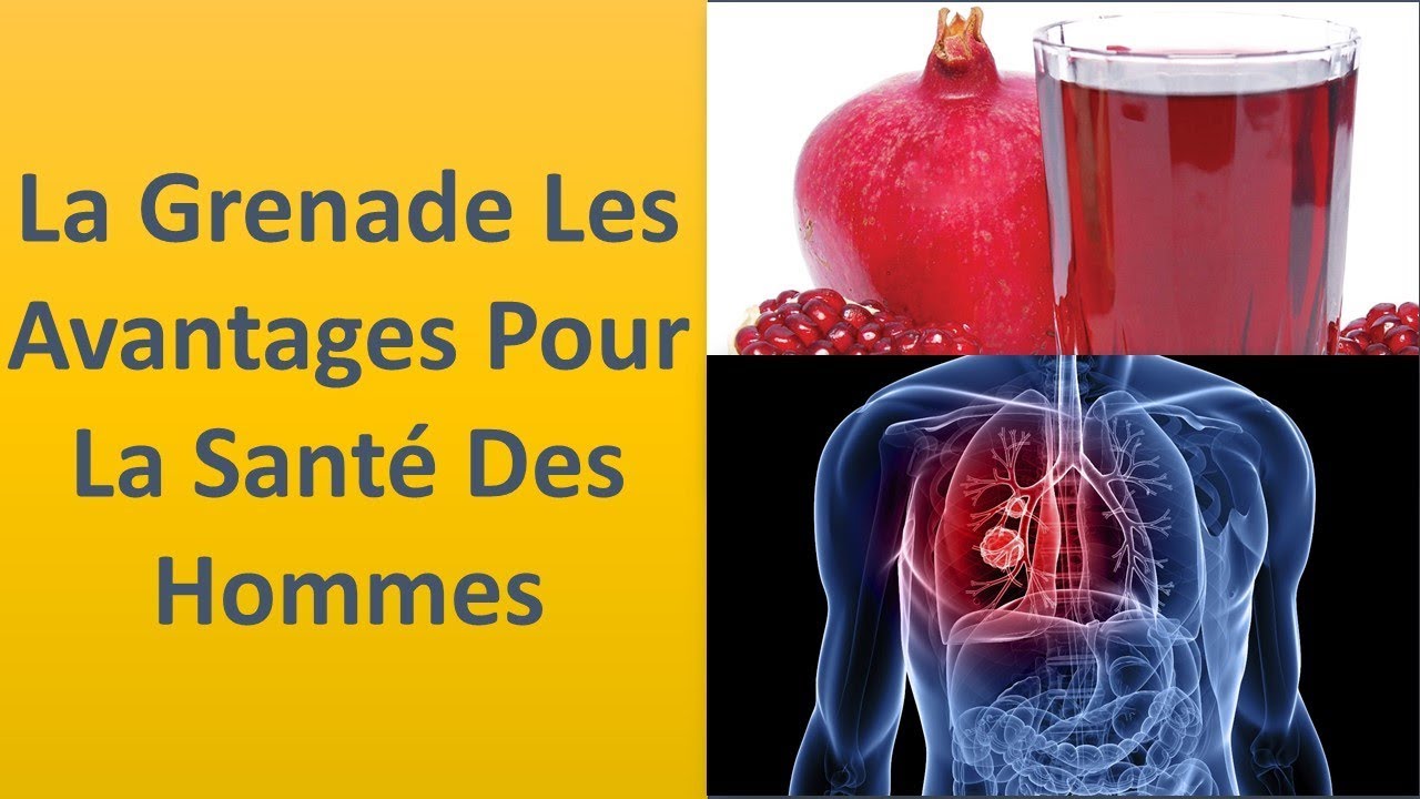 Du jus de grenade pour les hommes