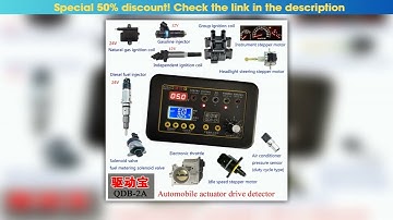 Upgrade QDB2A 3A Automobile Ignition Coil Tester Car Idle Stepping Motor Solenoid Valve Injector