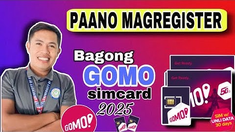 Learn HOW TO REGISTER and ACTIVATE Your GOMO SIM in Easy Steps