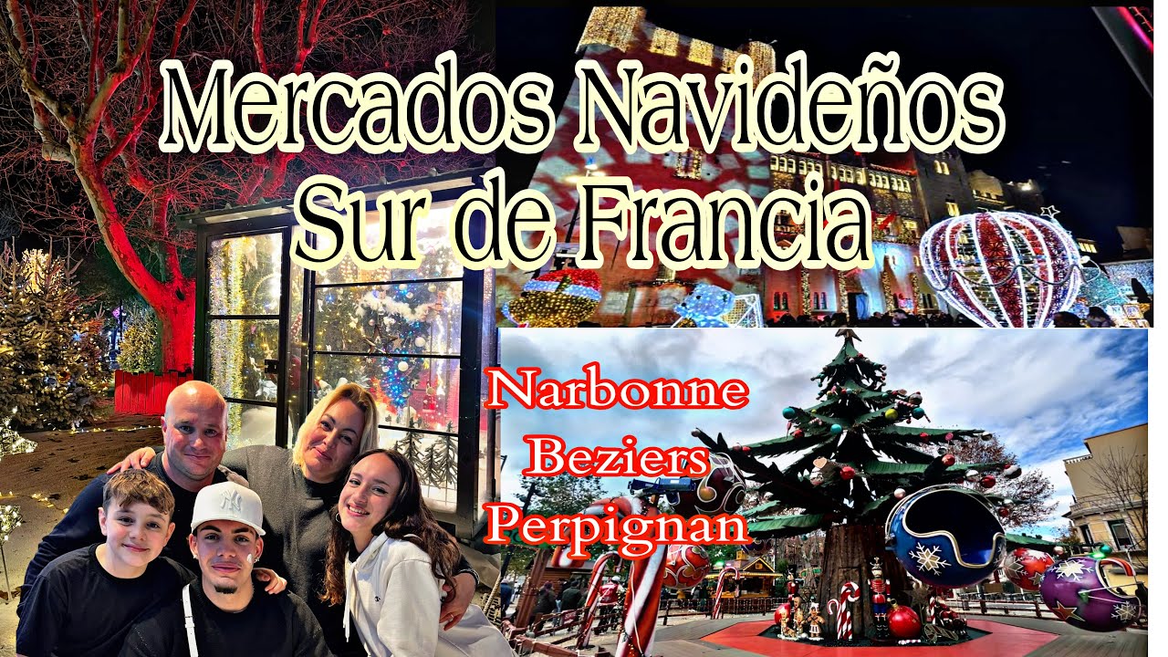 Ruta de 2 días por los mercados navideños🎄 del sur de Francia Narbonne Beziers Perpignan #francia 