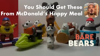 You Should Collect these We Bare Bear McDonald’s Happy Meal toys