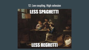 Java: Low Coupling, High Cohesion. What and why?