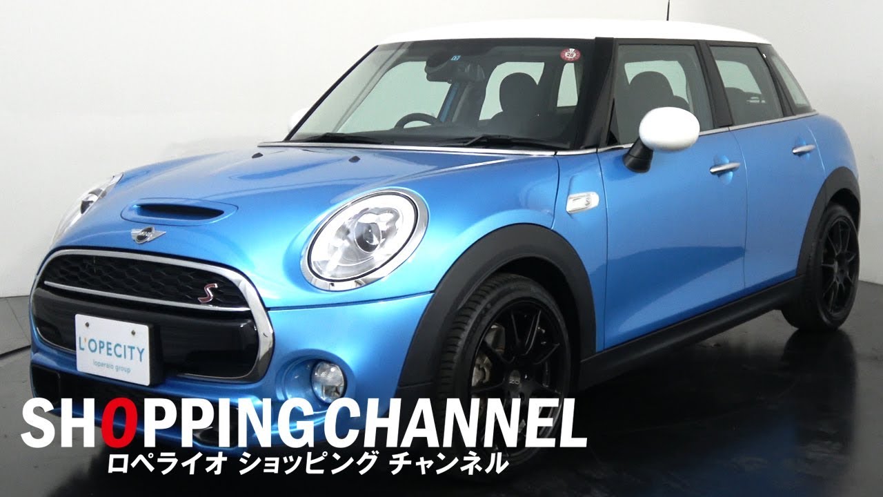 Bmw Mini Mini 5ドア クーパーs 有償色 エレクトリックブルー ブラックファブリック ホワイトルーフ ミラーカバー 純正hddナビ Oz17インチaw 新車保証継承h30年12月迄 中古車