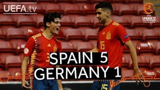 U17 highlights: Spain v Germany