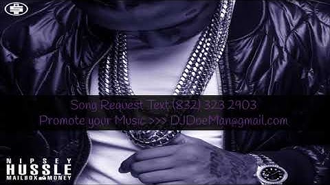 03 Nipsey Hussle Status Symbol ft Buddy Slowed Down Mafia @djdoeman