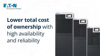 Eaton 93T UPS all round value with lower TCO and maximum availability