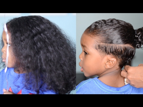 Toddler Gets First Hair Cut Youtube