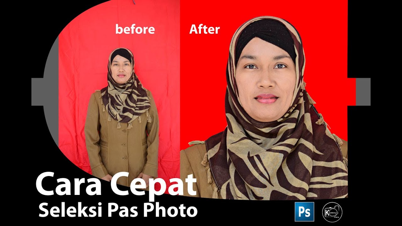 tutorial cara cepat seleksi pasphoto di photoahop 