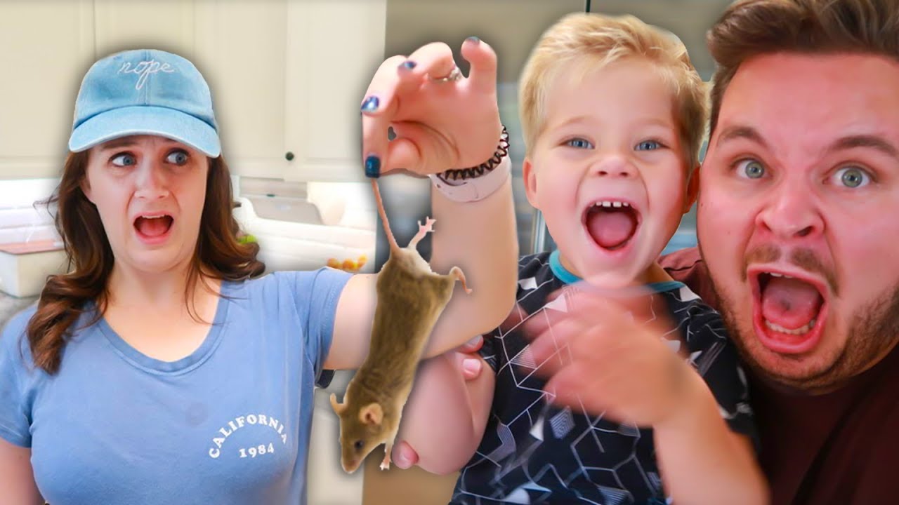 CAUGHT RAT IN OUR HOUSE! 🐭💥