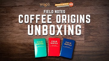 Field Notes Unboxing Starbucks Coffee Origins - Woodclinched & Graphite