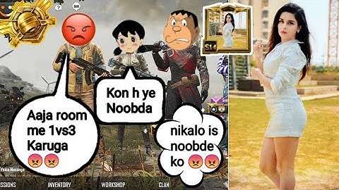 Random 3 players call me Noob / challenge for 1vs 3 TDM room (part - 4 )