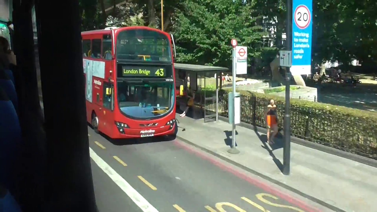 Volvo B5LH Gemini 3 VMH2017 LK14FB0 Route 43 Metroline