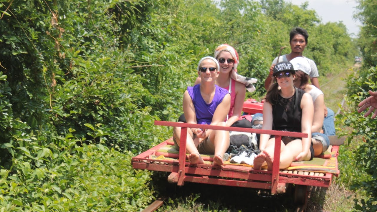 Bamboo Train in Battambang | Cambodia Overland Travel 