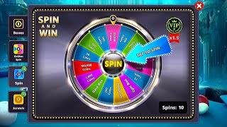 10 Spins | Spin and win | 8 Ball Pool | Nicolau Gaming