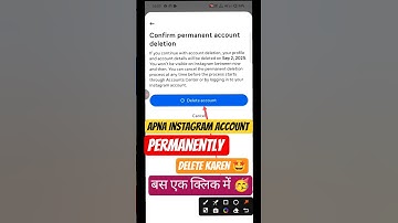 HOW TO DELETE INSTAGRAM ACCOUNT #shorts #howto #youtubeshorts #instagram #account #solution #tech