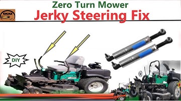 How to Fix Jerky Steering Problems on a Zero Turn Mower