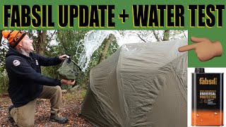 Fabsil update & water test / waterproof bivvy / carp fishing screenshot 3