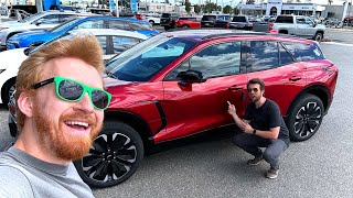 Our 1ST Time DRIVING the Chevy Blazer EV!