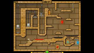 Fireboy and Watergirl 2 Level 38 any%/100% 2 player speedrun in 25 seconds