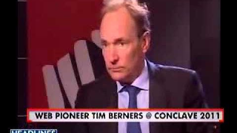 Sir Tim Berners-Lee inventor of the WWW interviewed by Shiv Aroor