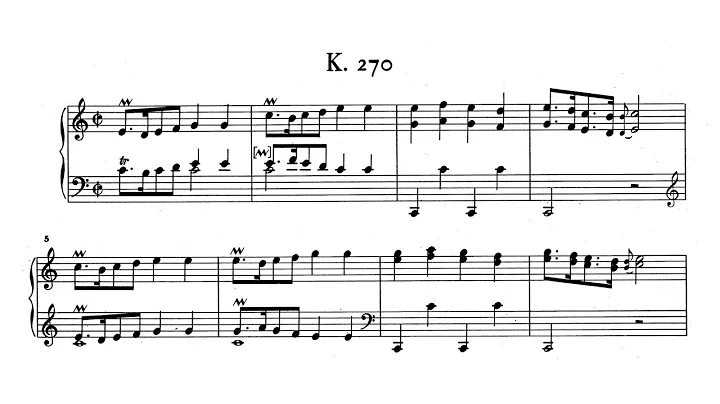 Scarlatti: Keyboard Sonata in C major, K.270