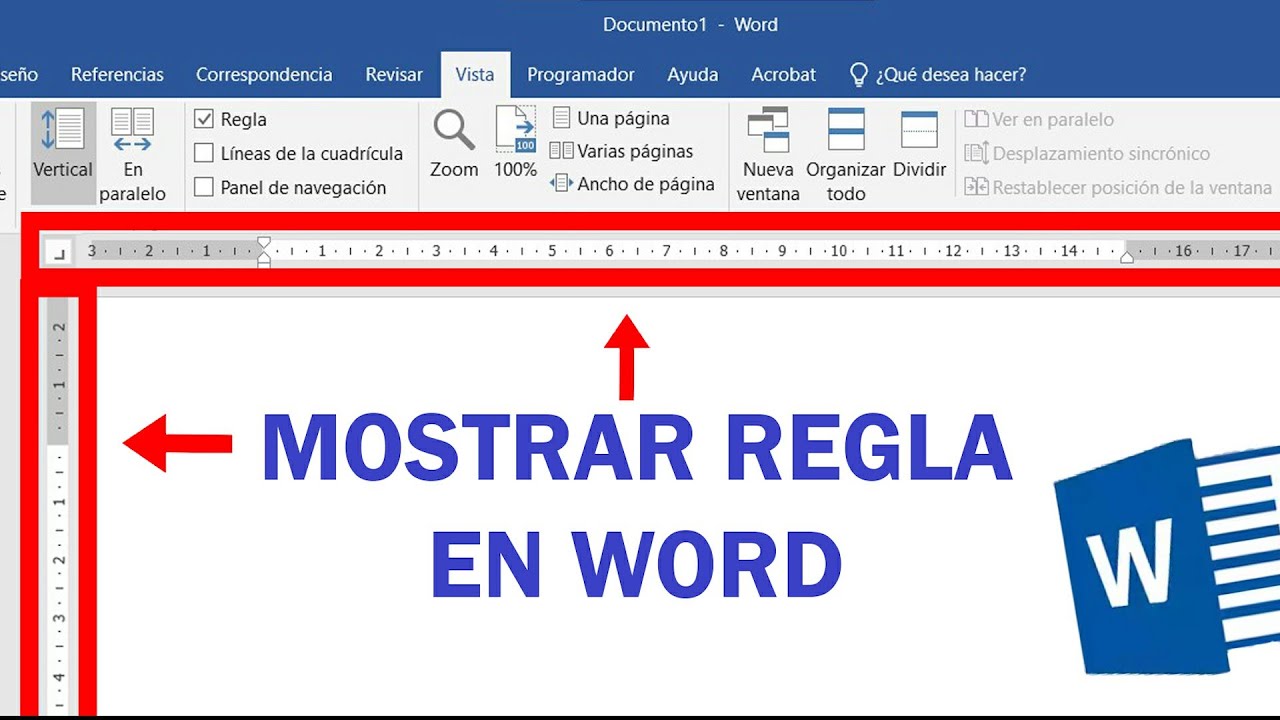 Ver Margenes En Word Como poner regla de Word en Office Word - YouTube