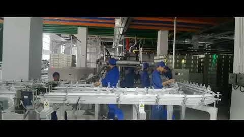 YA-VA Flexible Chain Conveyor - infusion bottle