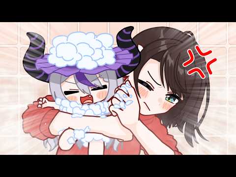 【手描き】風呂キャンセル界隈のラプ様が許せないスバルママ【大空スバル/ラプラス・ダークネス/ホロライブ/ホロライブ 切り抜き/hololive】