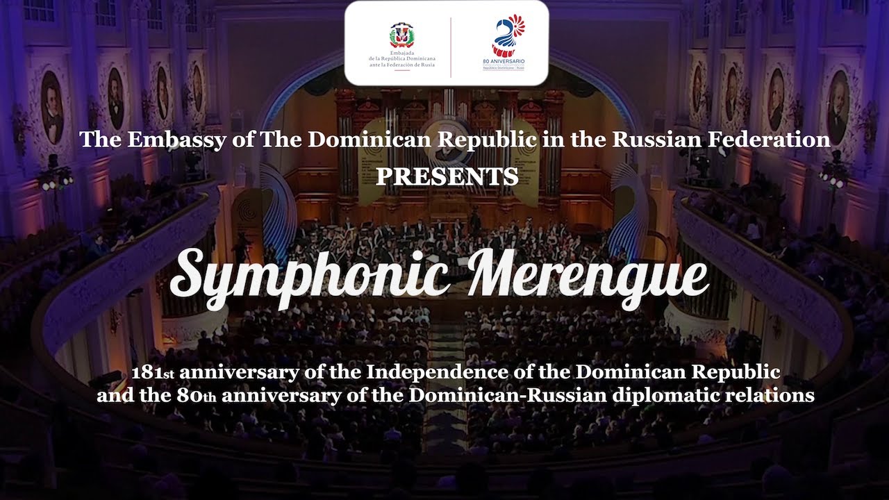 Merengue Sinfónico - Conducido por Ramón Orlando en Rusia